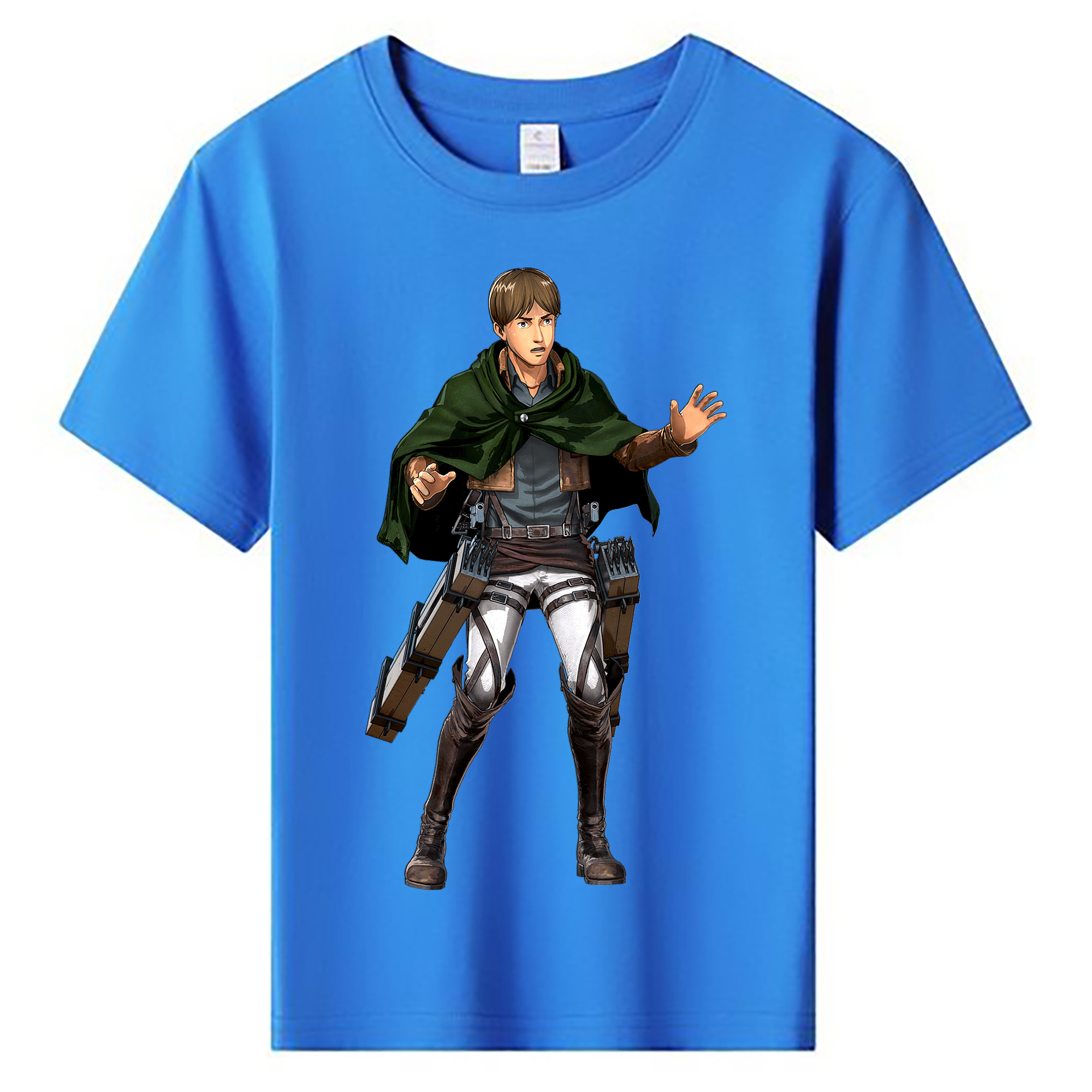 （画像用） 進撃の巨人 Attack on Titan 綿100％キッズTシャツ（フロントプリント）